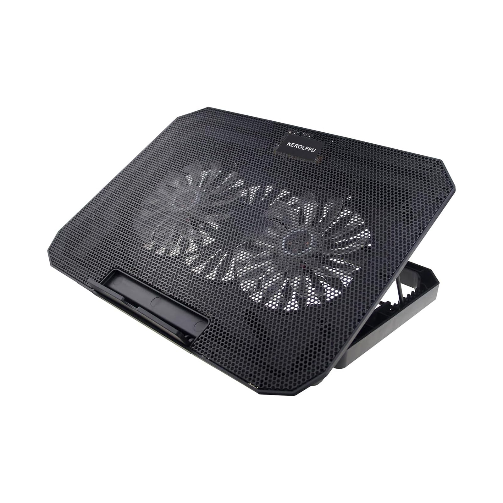 Hama Black Metal Laptop Cooler, Tilting, Quiet, 2 Fans 15.6